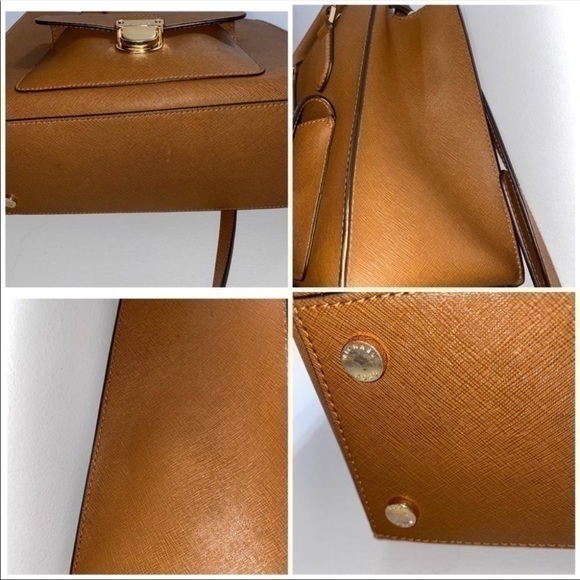 SOLD- Michael Kors East West Bridgette Saffiano leather - Picture 10 of 10